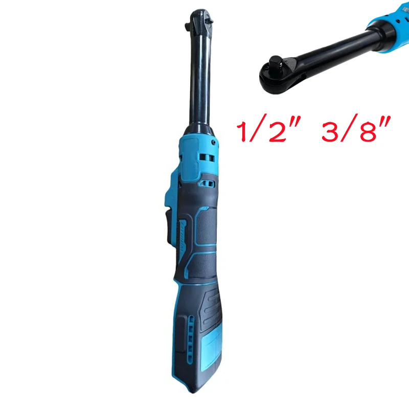 

Cordless Ratchet Wrench Upgraded Extended Head Removal Screw Nut 1/2" 3/8" " Electric Driver for Makita 21V Battery