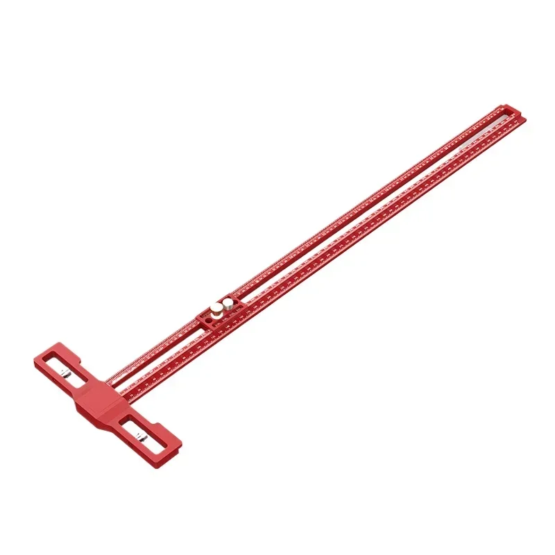 

Sliding TS-24 INCH metric carpentry, punchable line ruler, square ruler, hole ruler