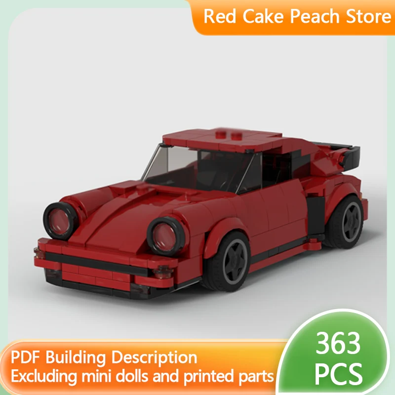 

Модель скоростного гоночного автомобиля MOC, строительные кирпичи, спортивный автомобиль с турбонаддувом, модульная технология, детские праздничные подарки, сборка игрушек, костюм