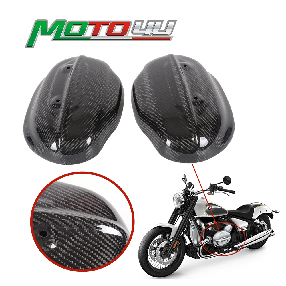 For BMW R18 R 18 2020 2021 2022 2023 100% Carbon Fiber Engine Case Slider Left & Right Motorcycle Accessories Cafe Racer