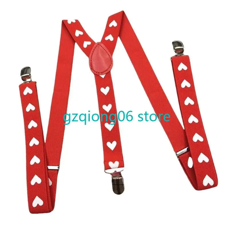 

K3NF Trendy Suspenders Metal Clip Elegant Chain Vintage Costume Accessories