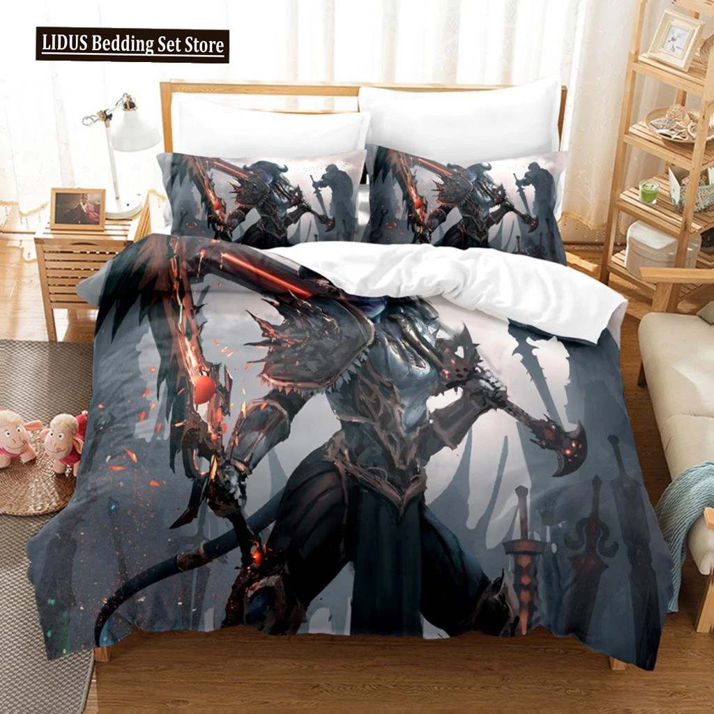 

3DWorld Of Warcraft Bedding Sets Duvet Cover Set With Pillowcase Twin Full Queen King Bedclothes Duvet Cover