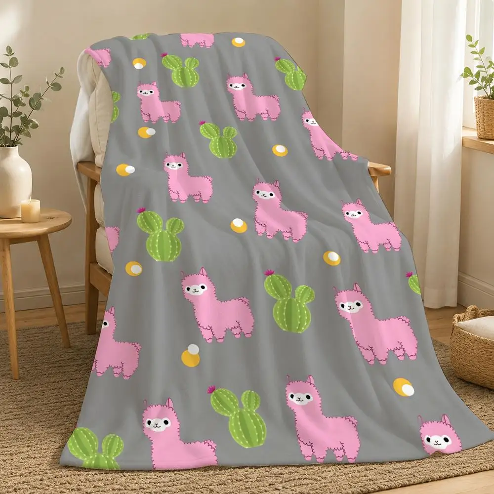 Alpaca Throw 240g flannel blanket, suitable for sofas, beds, offices,  exquisite gift blankets