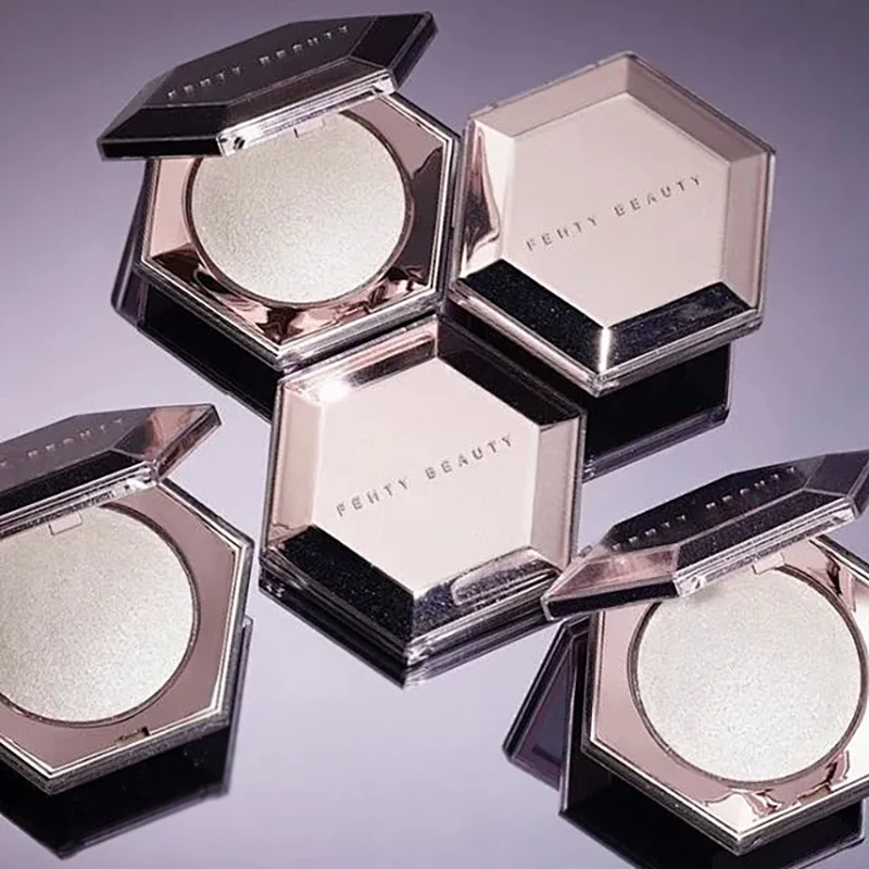 Fenty Beauty Shimmering Evidenzia lucidalabbra Diamond Lustre Bomb Trucco Due colori Evidenzia polvere sciolta Bastone snellente naturale