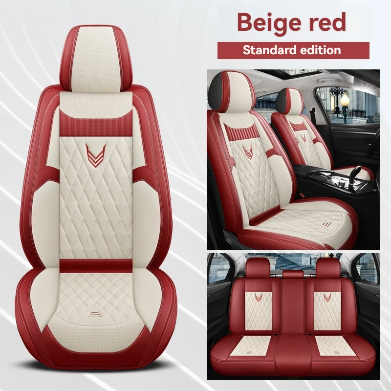 Coprisedili per auto in pelle traspirante a 5 posti per Volkswagen POLO Quest Tiguan Jetta Golf Lavida Sagitar Civic Tiguan Car Protector