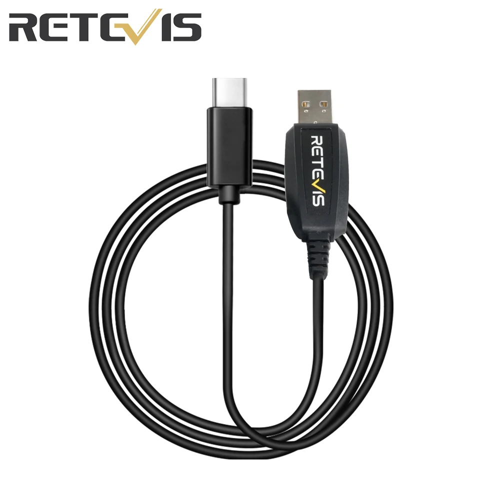 

Retevis PC48 RB48 Walkie Talkie USB Programming Cable Type-C Supports Windows7/XP/10/11 Radio Accessories for Retevis RB648 Plus