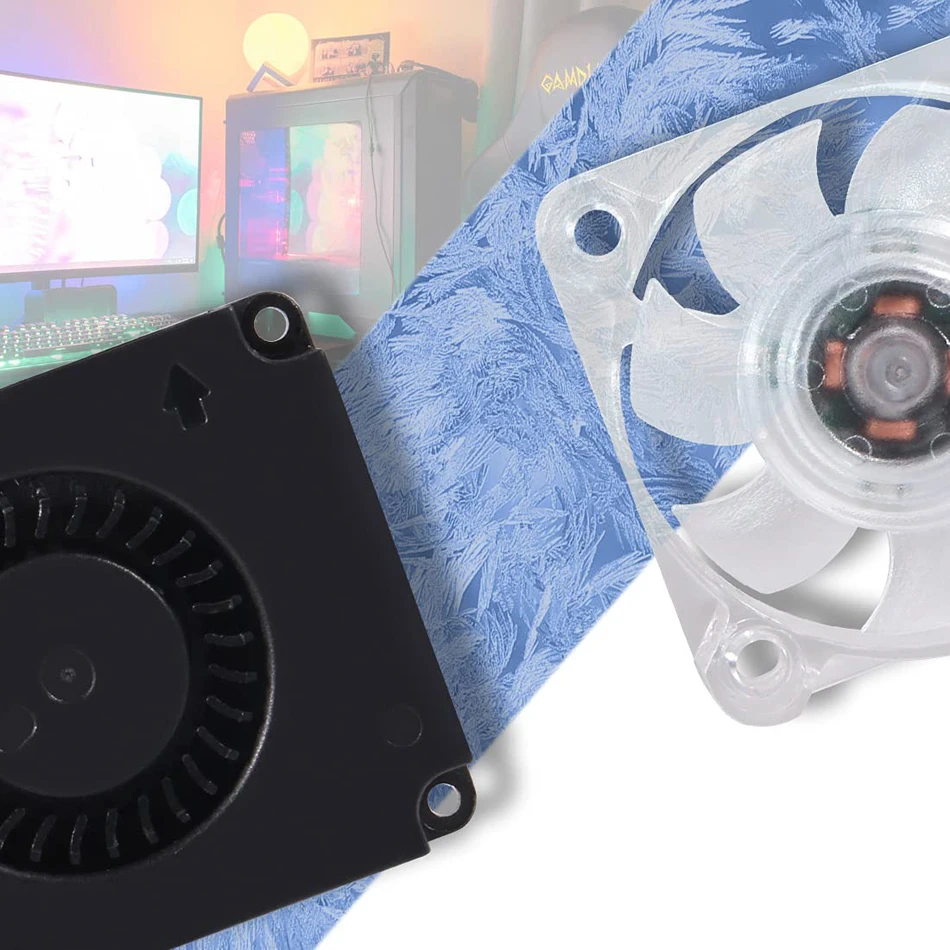 พัดลม40X40X10Mm 12V 4010 40มม.Extruder Hot End พัดลมทำความเย็น DC 12V Turbo พัดลมพัดลมวงกลมพัดลมสำหรับ3D ชิ้นส่วนเครื่องพิมพ์