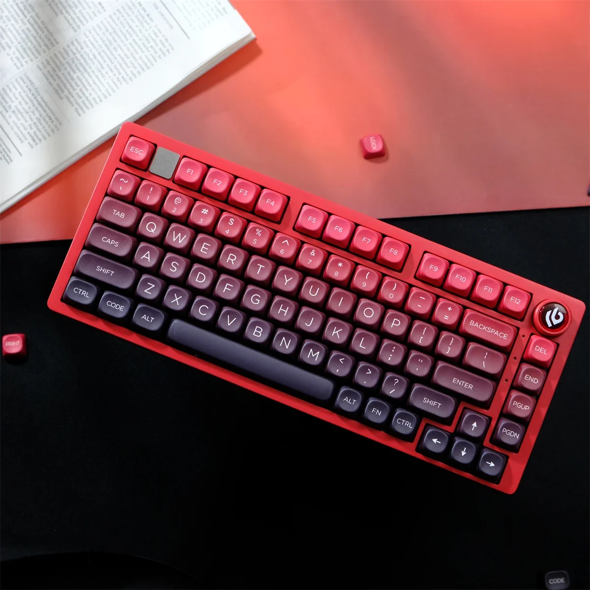 Imagem -04 - Material Pbt Lucky Keycaps Perfil Moa Sublimação Dye Switches mx Teclado Mecânico Gaming Gk96 126 Chaves