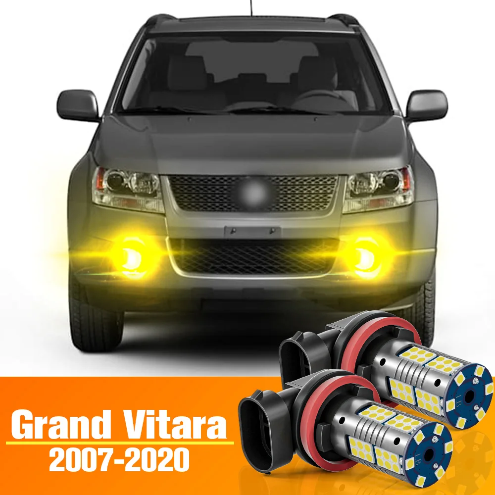 

2 шт. светодиодные противотуманные фары для Suzuki Grand Vitara, аксессуары, лампа 2007 2008 2009 2010 2011 2012 2013 2014 2015 2016 2017 2018 2019 202