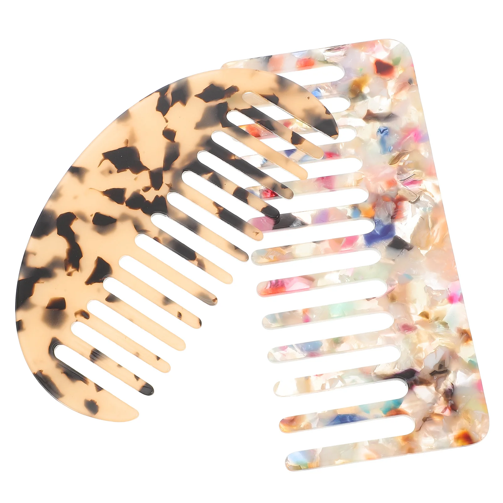 

2 шт. расчесок для волос с широкими зубьями, тонкая работа, распутывающие расчески для стрижки, многофункциональные портативные парикмахерские инструменты для женщин