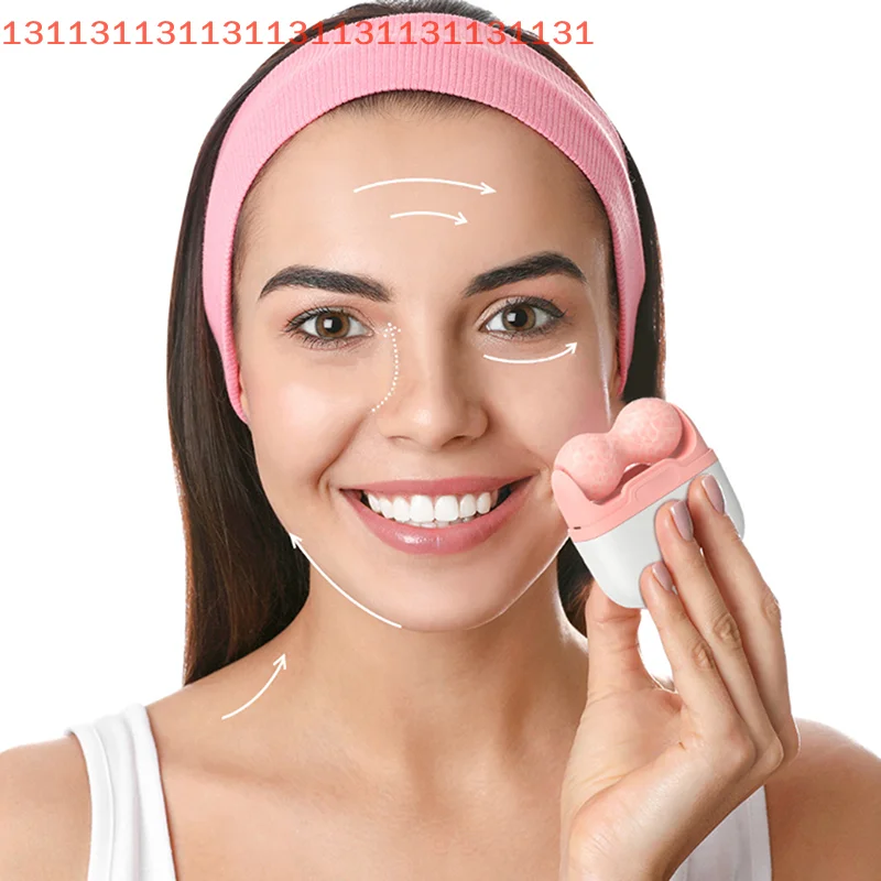 얼굴 및 눈 통증 완화용 아이스 롤러, 얼굴 냉 마사지 롤러, 피부 관리, 메이크업 관리 도구, 2 in 1