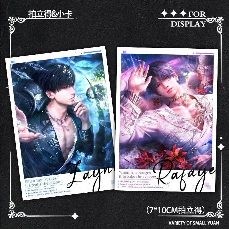 Love and Deepspace Xavier Zayne Rafayel Exquisite kreative Anime-Ware-Fotokarten Hochwertige Cartoon-Sofortfotos