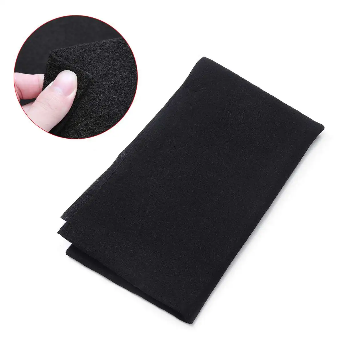 

47x114cm Black Cooker Hood Extractor Activated Carbon Filter Cotton for Smoke Exhaust Ventilator Home Kitchen Range Hood Parts