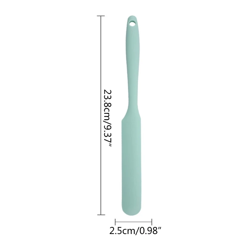 F92B Silicona Spatula Resistente calor Flexible Flexible pieza Spatulas crema larga pieza