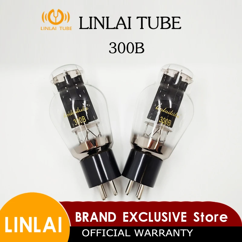 LLINLAI 300B Vacuum Tube Replacement for 300B 7300B WE300B 300BN 300BT for Hi‑Fi Tube Amp DIY Matched Pair