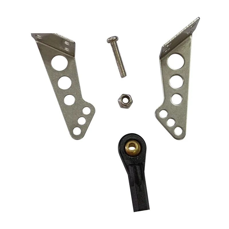 XAERO Metal Horns Bolt Through Ball Set Silver for RC Airplanes Parts Electric Foam Plane Model Replacement Accessory