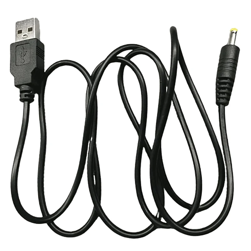 كابل شحن USB 5 فولت، منفذ DC4.0 لسلك شاحن الطاقة الأسود 1000 2000 3000