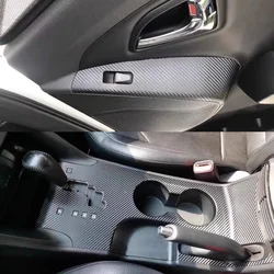 For Hyundai Tucson ix35 2010-2017 Interior Central Control Panel Door Handle Carbon Fiber Stickers Decals Car styling Accessorie