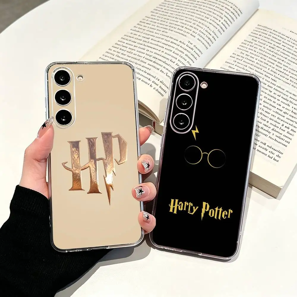 Magic H-Harry-es P-Potters W-Wand Clear Phone Case for Samsung Galaxy A71, A70, A52, A51, A40, A30