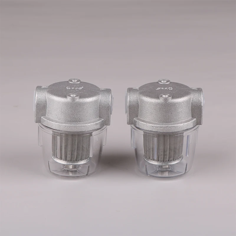 Boiler Oil Filter with Clear PC Cup - Suitable for Oil Burners and Small Diesel, 1/4