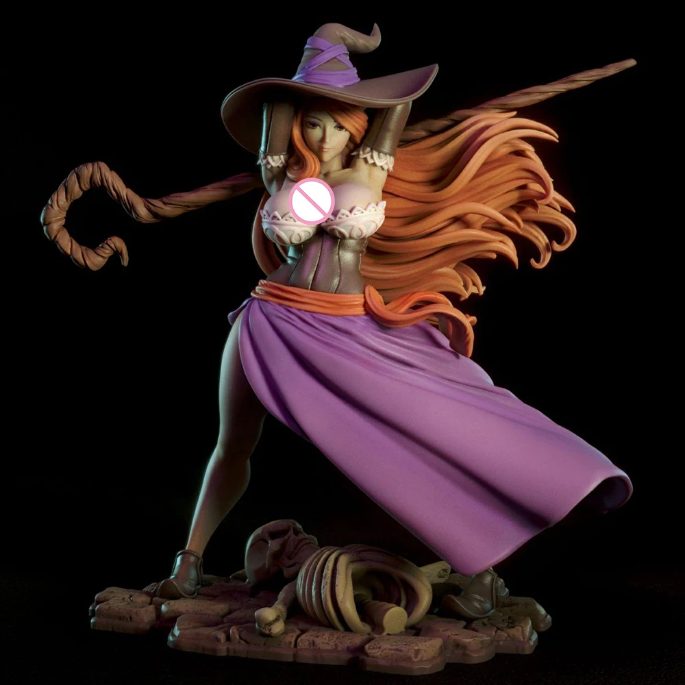 

1/24 3d Printing Model Kit Belle Magician Girl Resin Figure Model Kit Diy Micro Reduction Statue Unpainted Garage Kit Toys