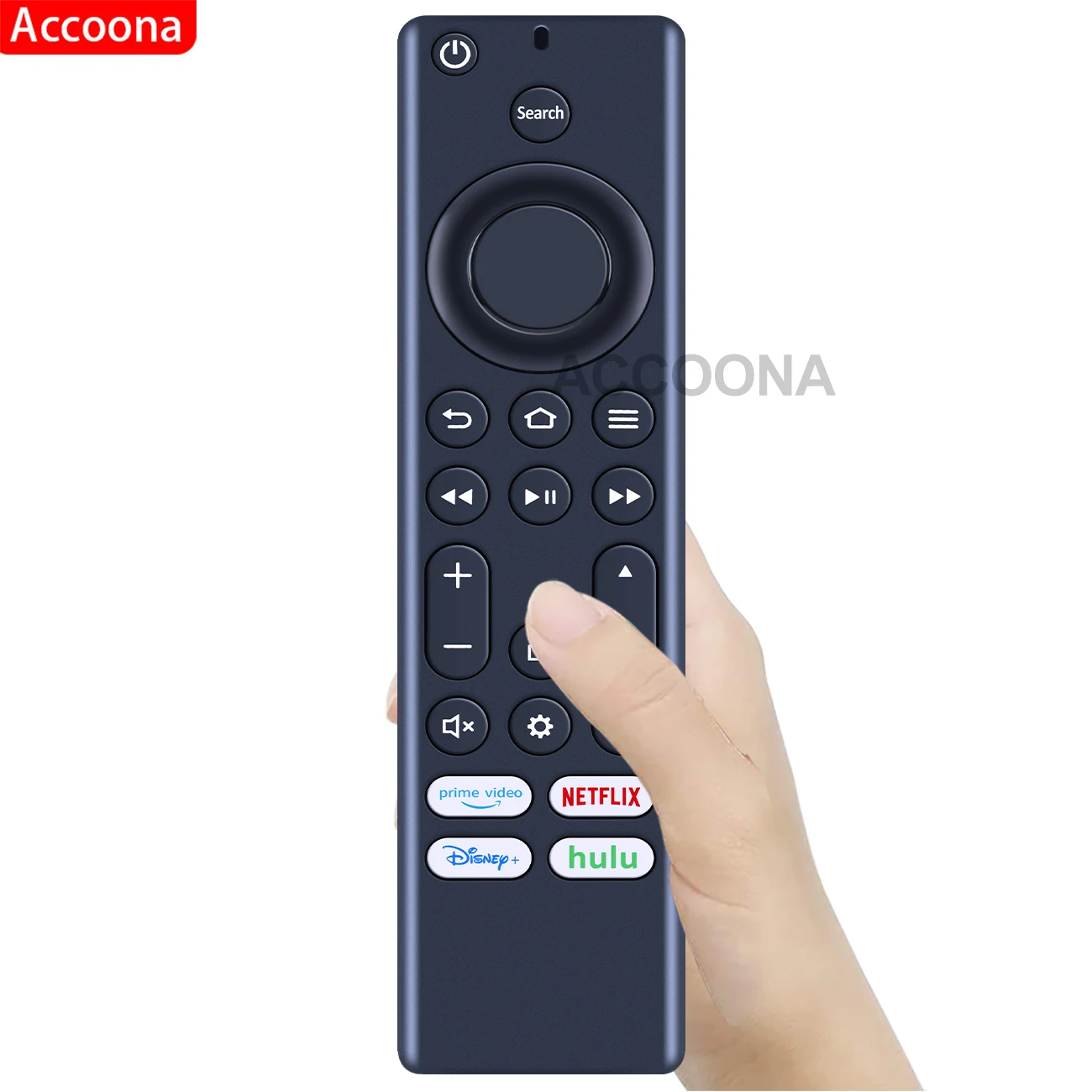 Remote control NS-RCFNA-21 Rev E for INSIGNIA 65-inch Class F50 Series Smart 4K UHD QLED Fire TV  without voice