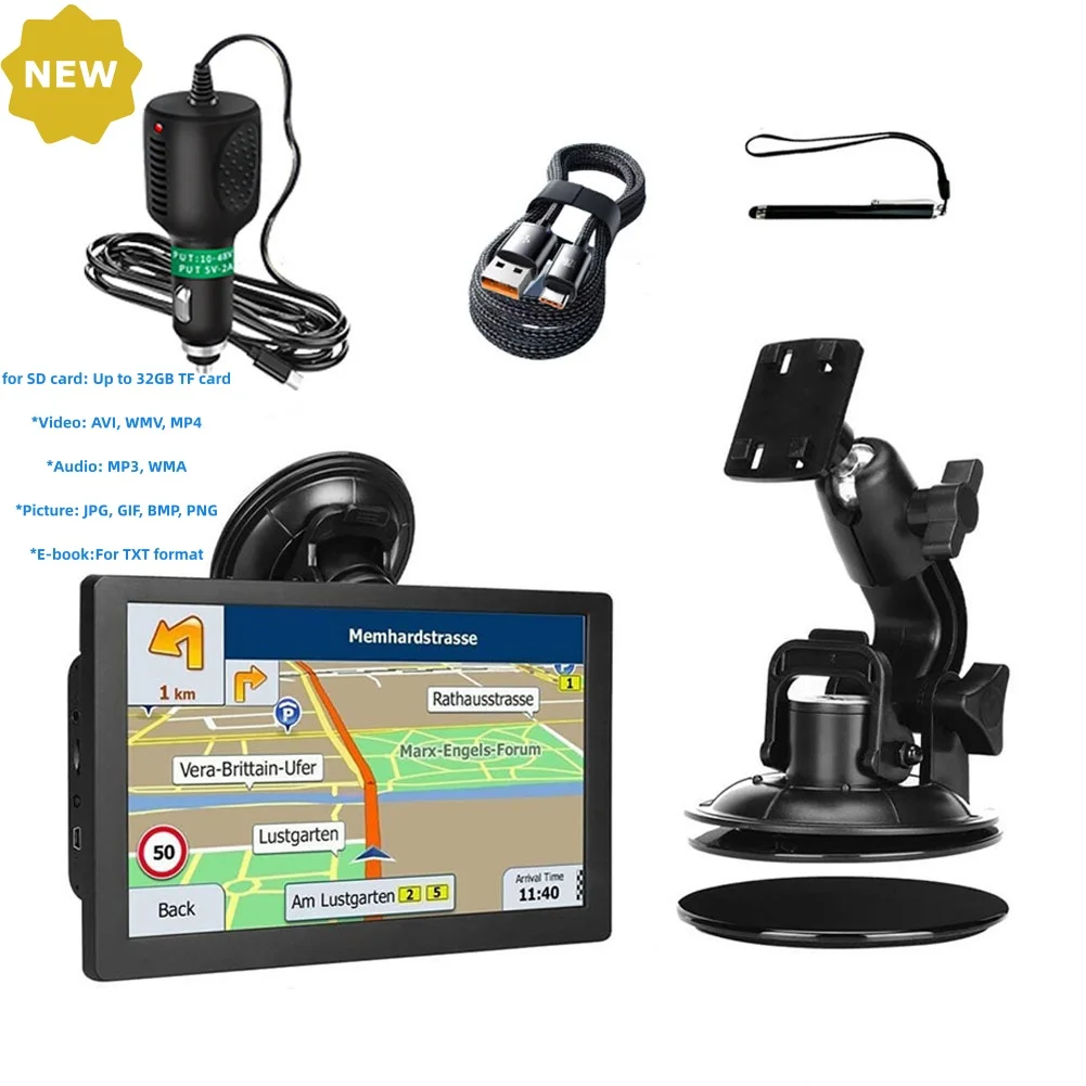9 Inch Truck Gps Na…