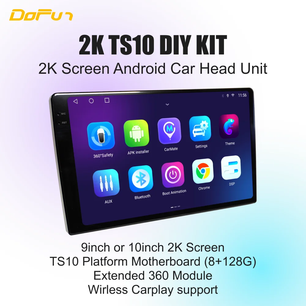 2K TS10 DIY KIT with 360 module for Car Android Head Units