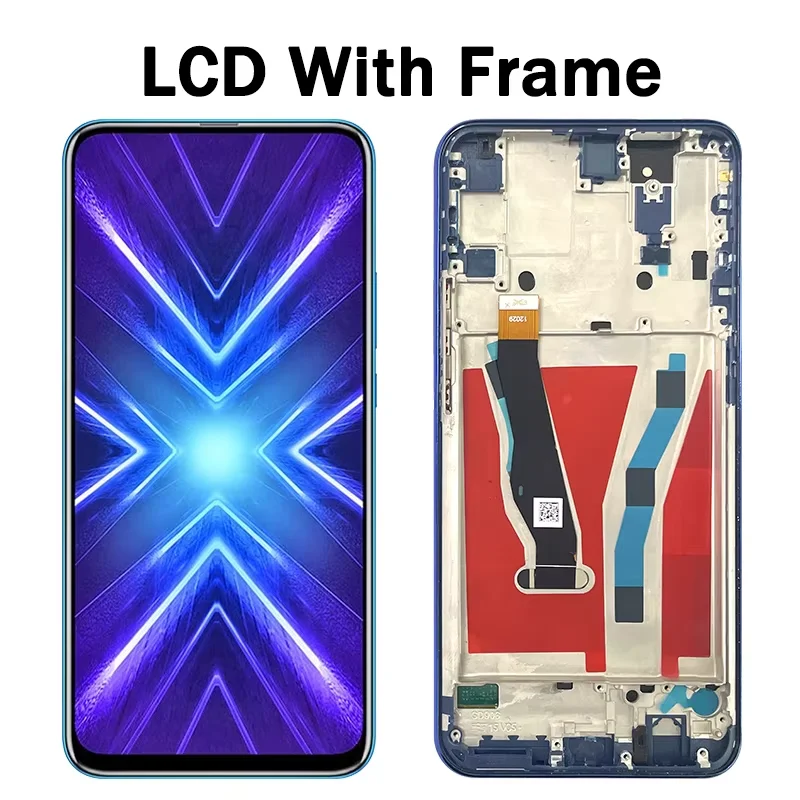 Testuj nowy 9x LCD dla Huawei Honor 9X 9 X Premium Global STK-LX1 wyświetlacz LCD ekran dotykowy Digitizer zgromadzenie + ramka — zdjęcie produktu 6