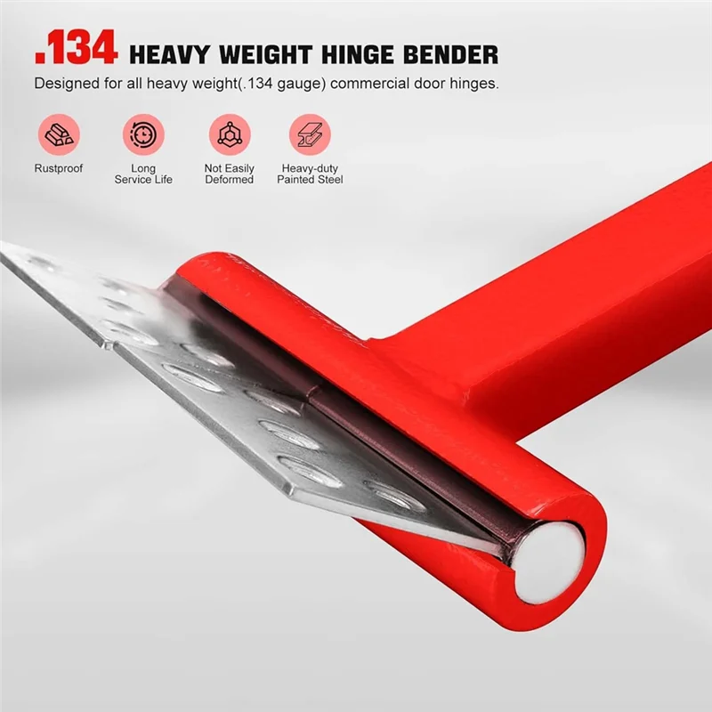 【Flash Sale】Door Hinge Adjustment Tool, Heavy Weight Hinge Bender For .134 Gauge Commercial Door Hinge Wrench Bender