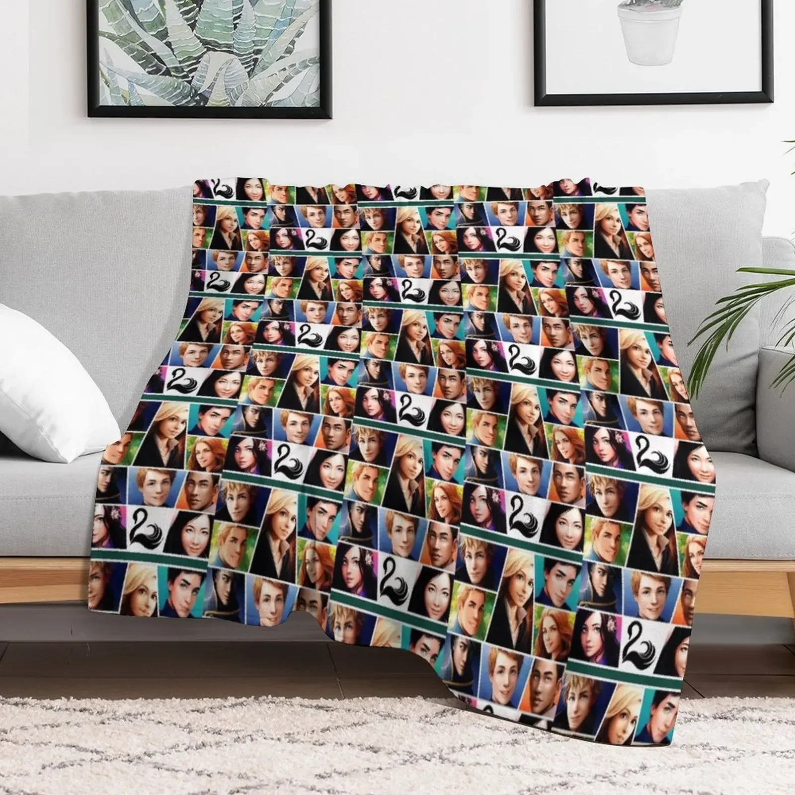 

Keeper Of The Lost Cities Character Throw Blanket Designers Plaid Blankets