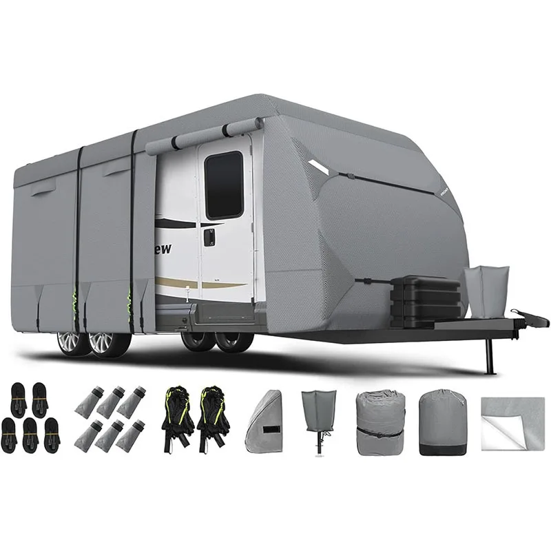 European American Models Touring Car Cover Non-Woven Waterproof Breathable Factory Direct for Amazon Cross-Border Camping RV