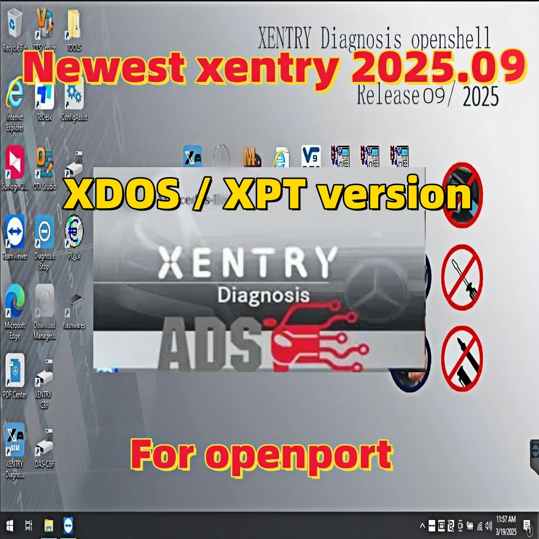 

Xentry xdos and Passthru 09.2025 Diagnostic Programming Tool for c4/c5/c6 or j2534 Interface Vehicle ECU Coding Maintenance Tool