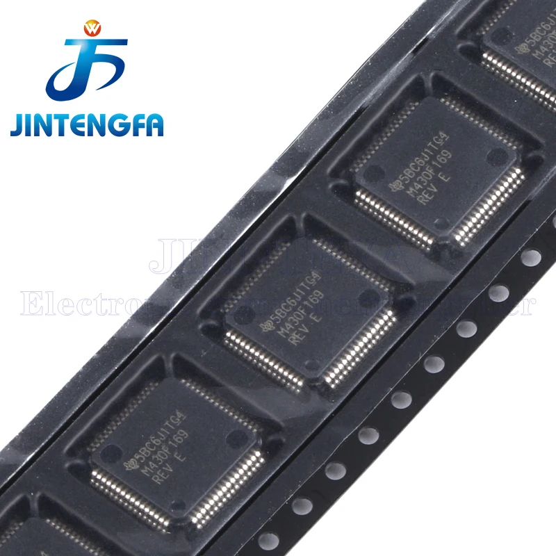 MSP430F169IPMR M430F169 MSP430F169 LQFP-64 Microcontroladores de 16 bits - MCU 60kB Flash 2KB RAM ADC de 12 bits/Dual DAC SMD IC