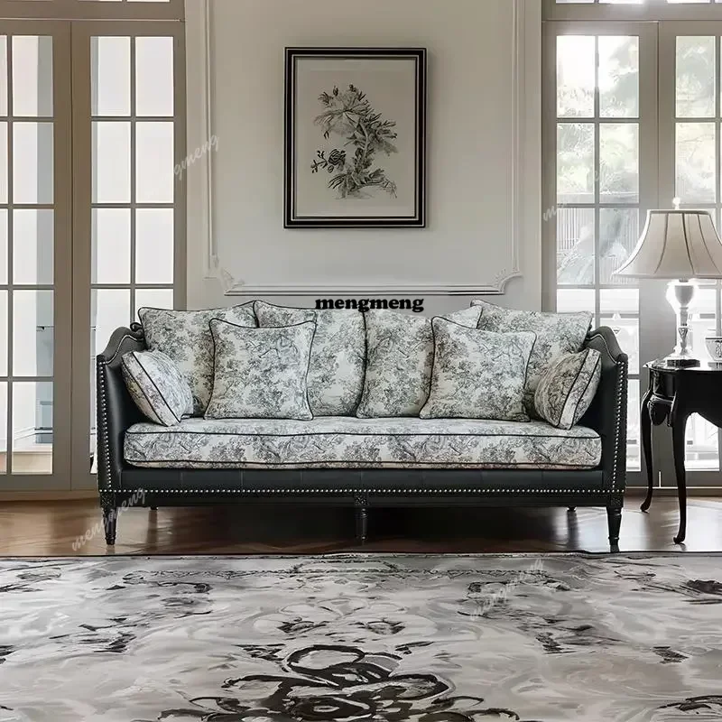 

Vintage Loveseat Living Room Sofas Modern Lounge Filling European Living Room Sofas Designer Couch Muebles Postmodern Furniture