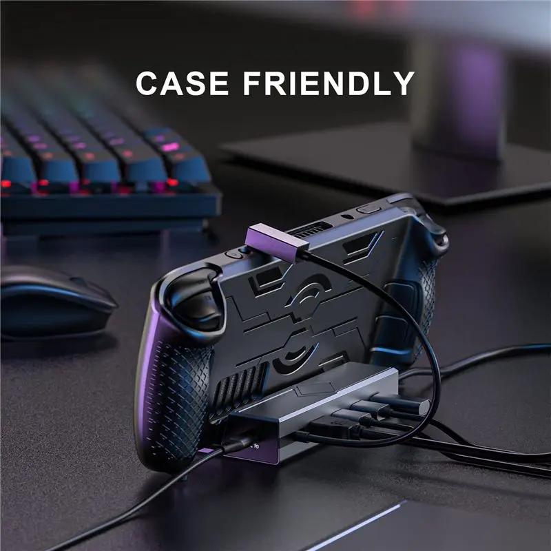 

Док-станция OK 6-в-1 для Steam Deck с поддержкой HDMI 4K@60Hz, Gigabit Ethernet, 3 портами USB 3.0 и портом USB-C PD