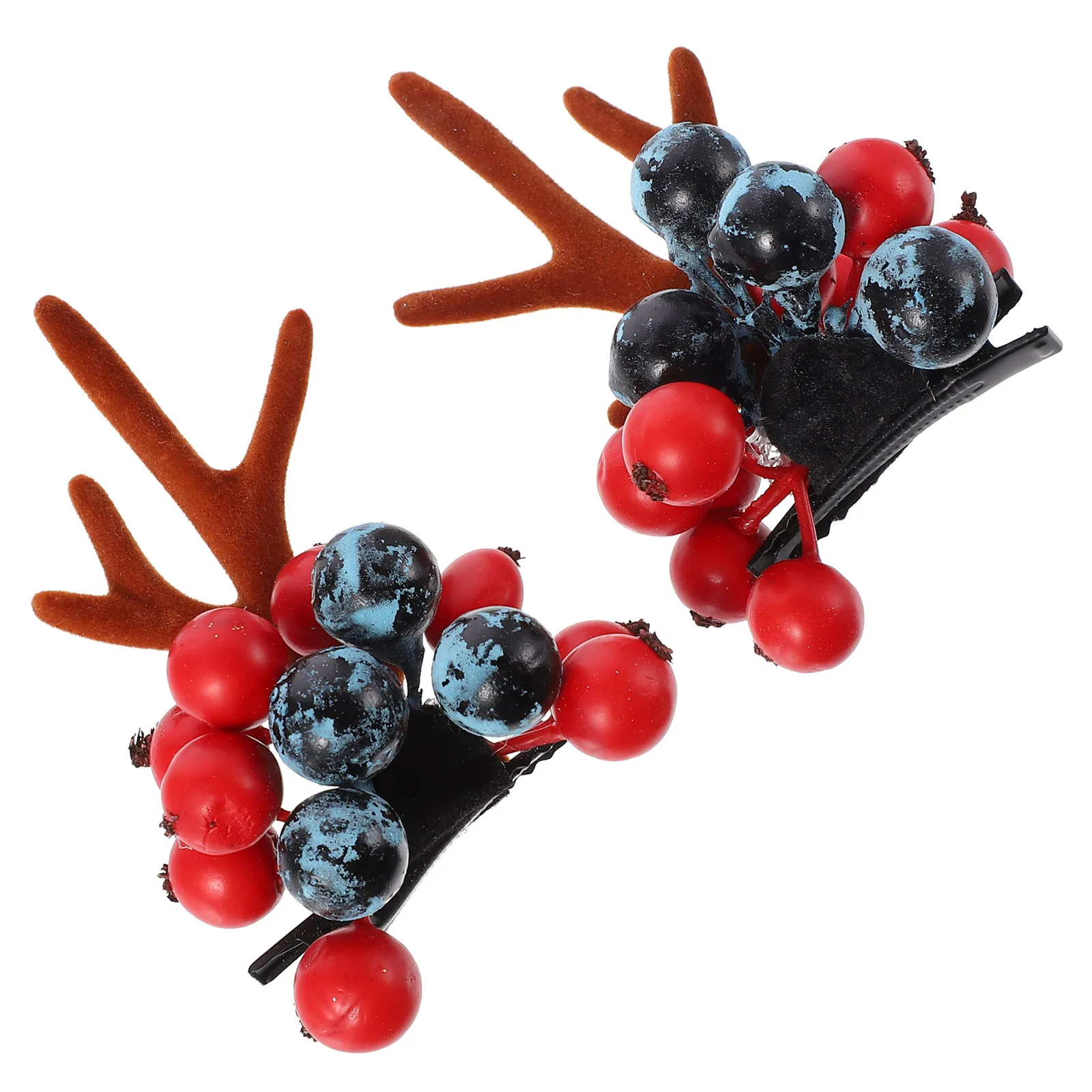 

1 Pair Christmas Deer Antler Hair Clips For Kids Hairpin Lovely Antlers Barrettes Xmas Hair Accessories
