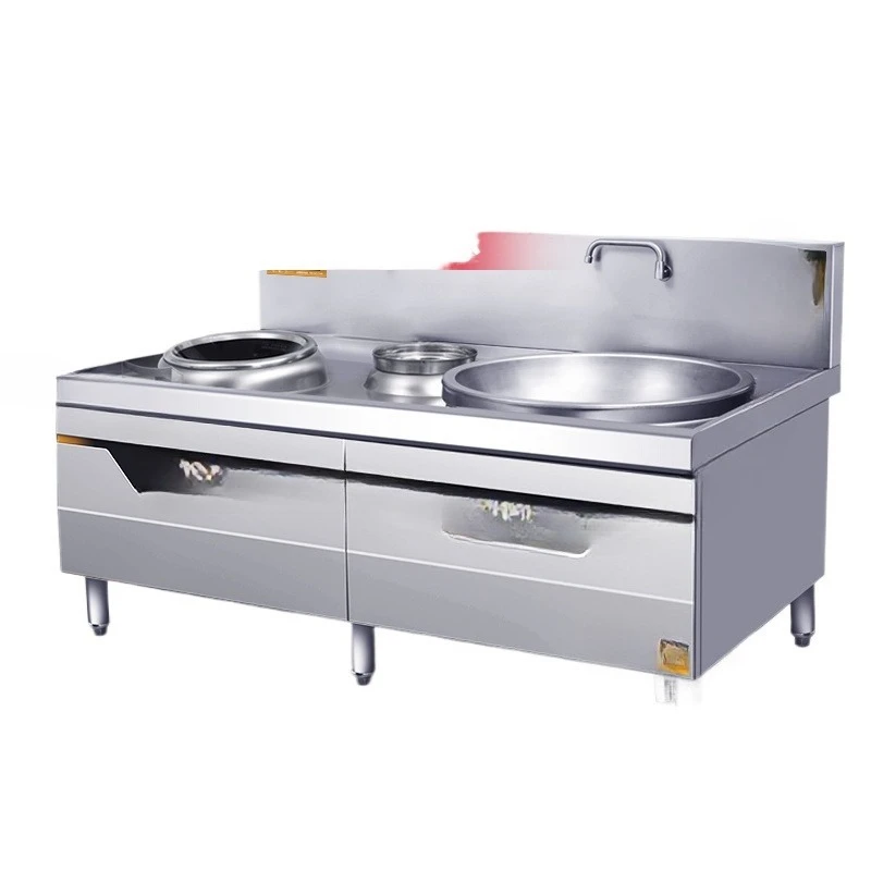 

Commercial induction cooker high power size frying combination stove electric frying stove canteen kitchen electromagnetic stove