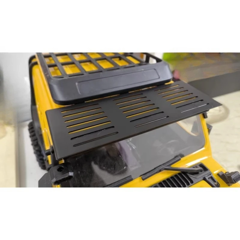 1/7 Scale Model CK5811 V1 RC Crawler Truck Metal Spotlight Guard Plate (Enlarged Version) Upgrade Parts Damage-Free Installation