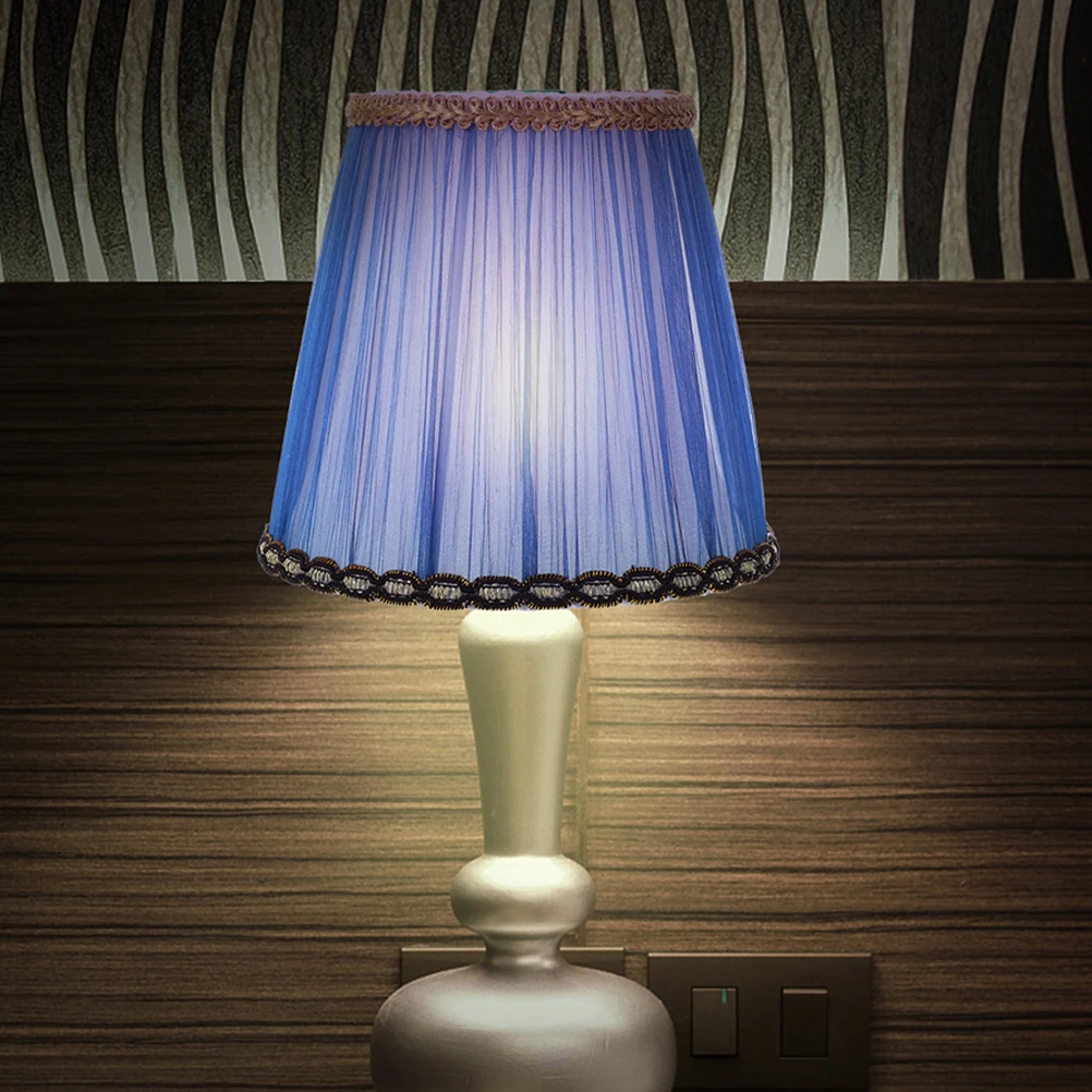 

2Pcs Fabric Clip on Lampshade Replacement for Table Floor Wall Lamps Bedroom Living Room Dining Room Light Diffuser