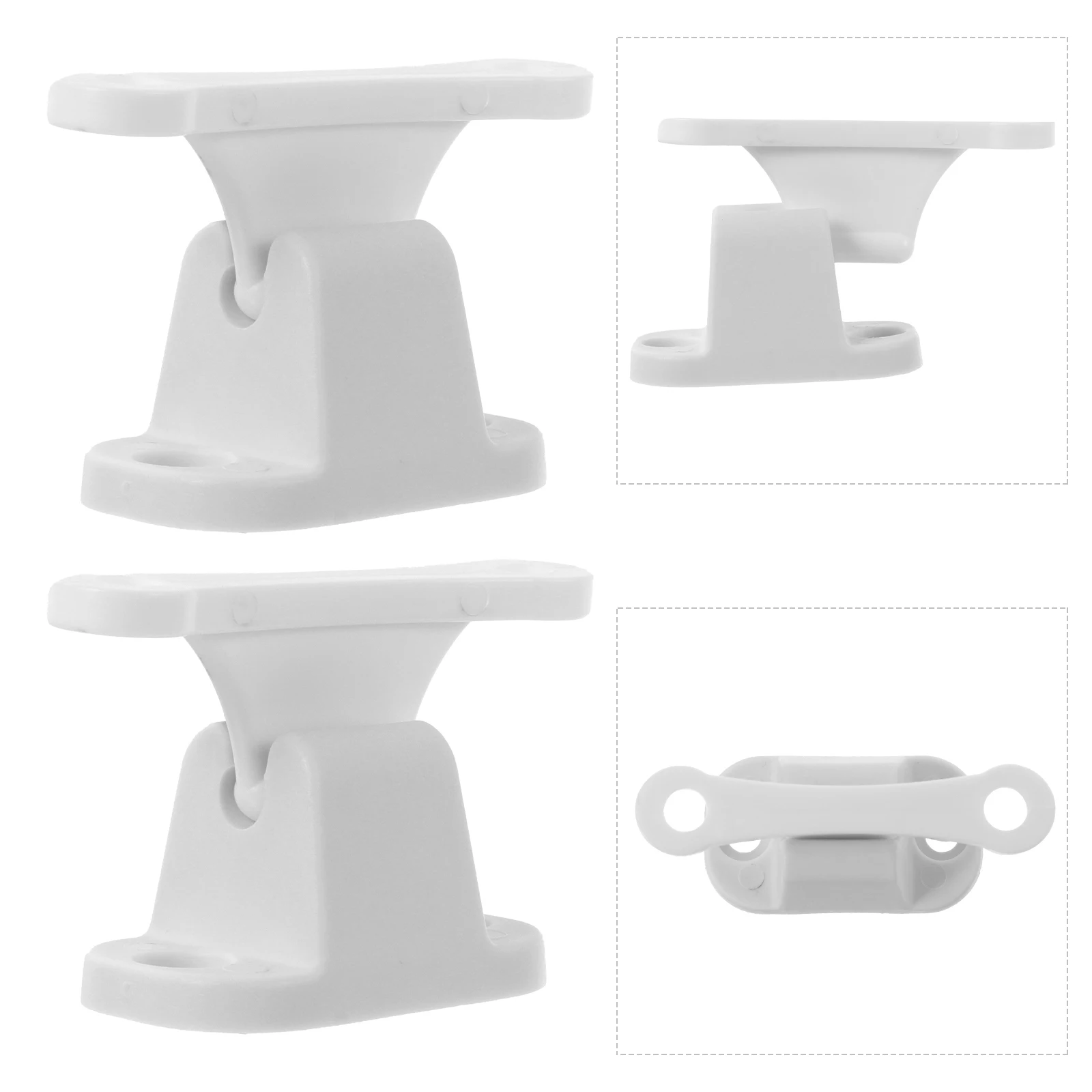 

2 Pcs White T-shaped Door Retainers for RV Caravan Campervan Motorhome Boat Durable Exterior Accessories Door Stop Catch Holder