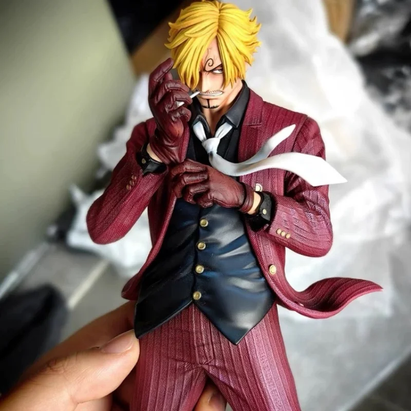 Figurine de Statue Gk en Stock Tianhui Th VPN, Furie Vive, Homme Trempé Blonde, Sanji, One Piece