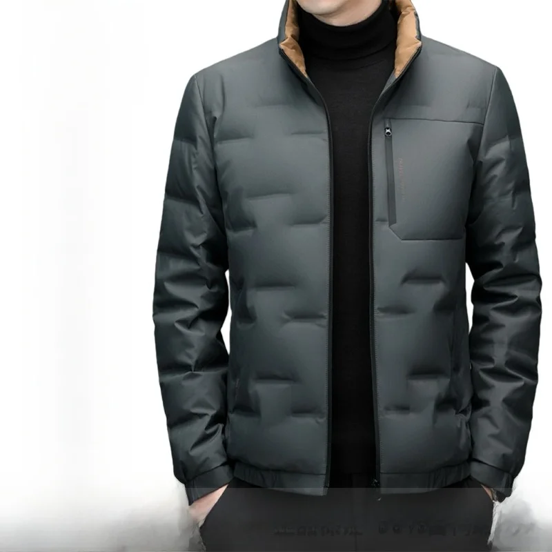 

Мужская пуховая куртка Pierre Cardin, 90% белый пух, утепленная, с воротником-стойкой, теплая зимняя новинка, для активного отдыха, повседневная, модная