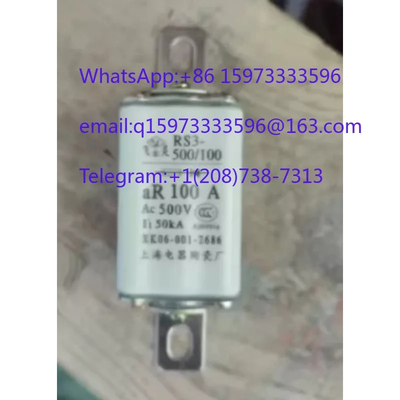 20Pcs Fast Acting Fuse RS3-500/100 aR100A, AC500V 100A Semiconductor Protection Fuse for Rectifier Thyristor Circuit Repair Part