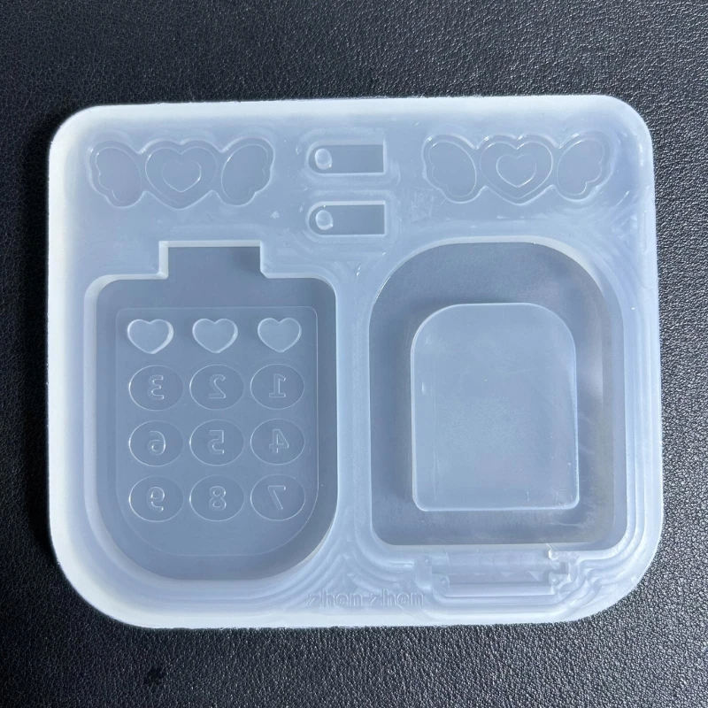 Versatile Silicone Casting Mold Foldable Phone Molds Versatile Ornaments Casting Mould Jewelry Making Tool 37JB