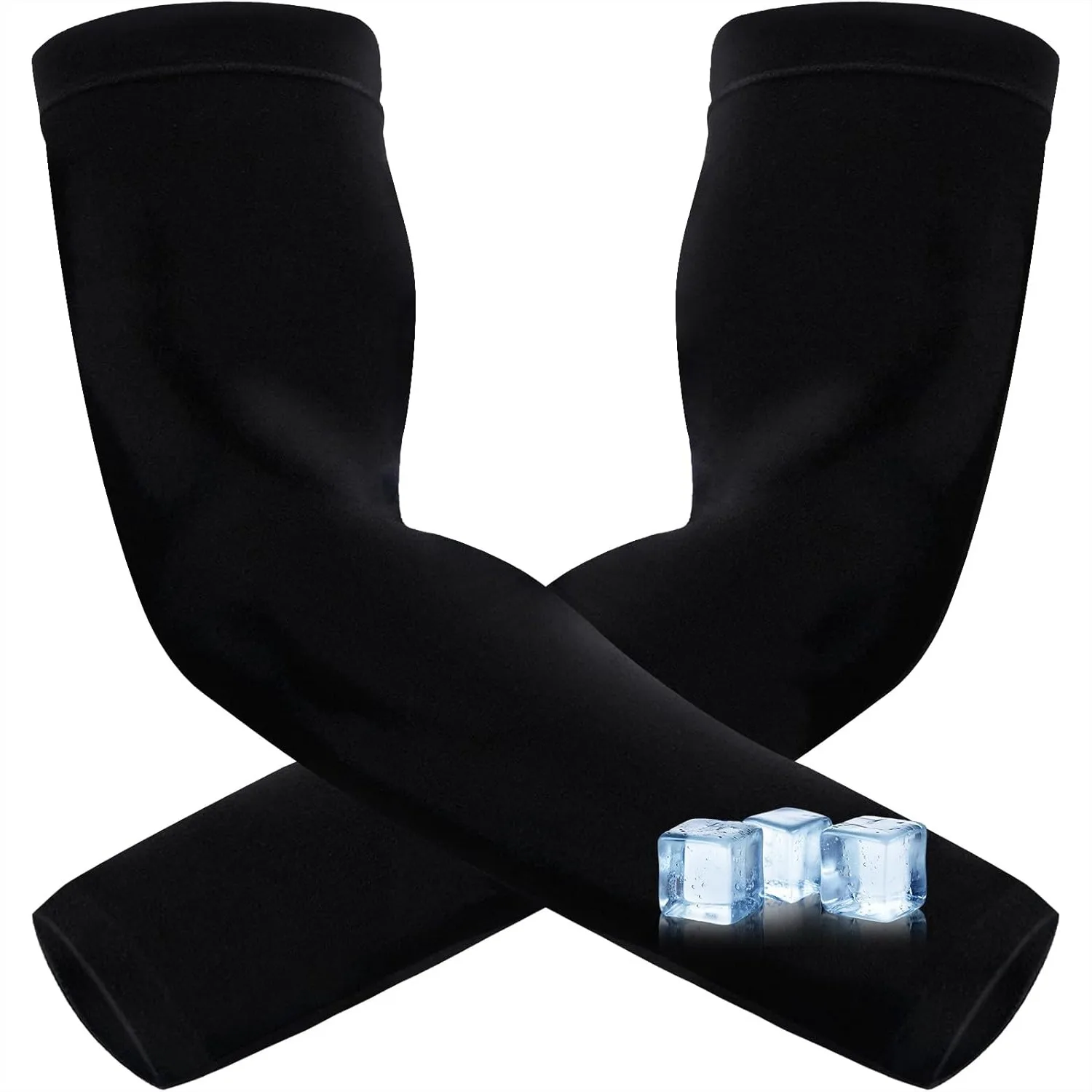 

Cooling UV Sun Protection Arm Sleeves for Men Women, UPF 50+ Compression Sports Sleeves for Outdoor Activities and Tattoo Cover