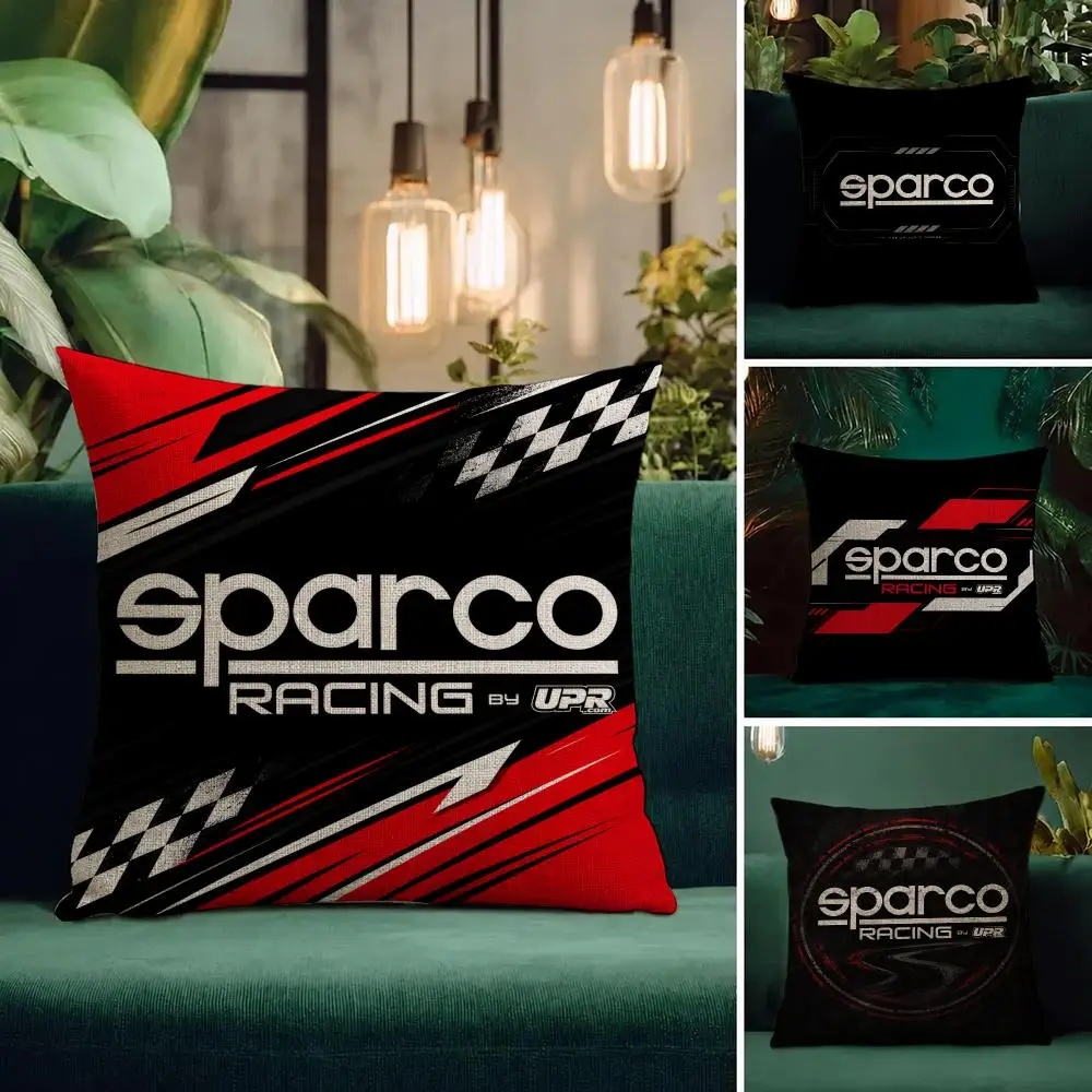 Brand Sparco Cushion Cover Natural Linen Pillowcase Set All-in-One Decor Cushion Cover for Sofa Bedroom Chair
