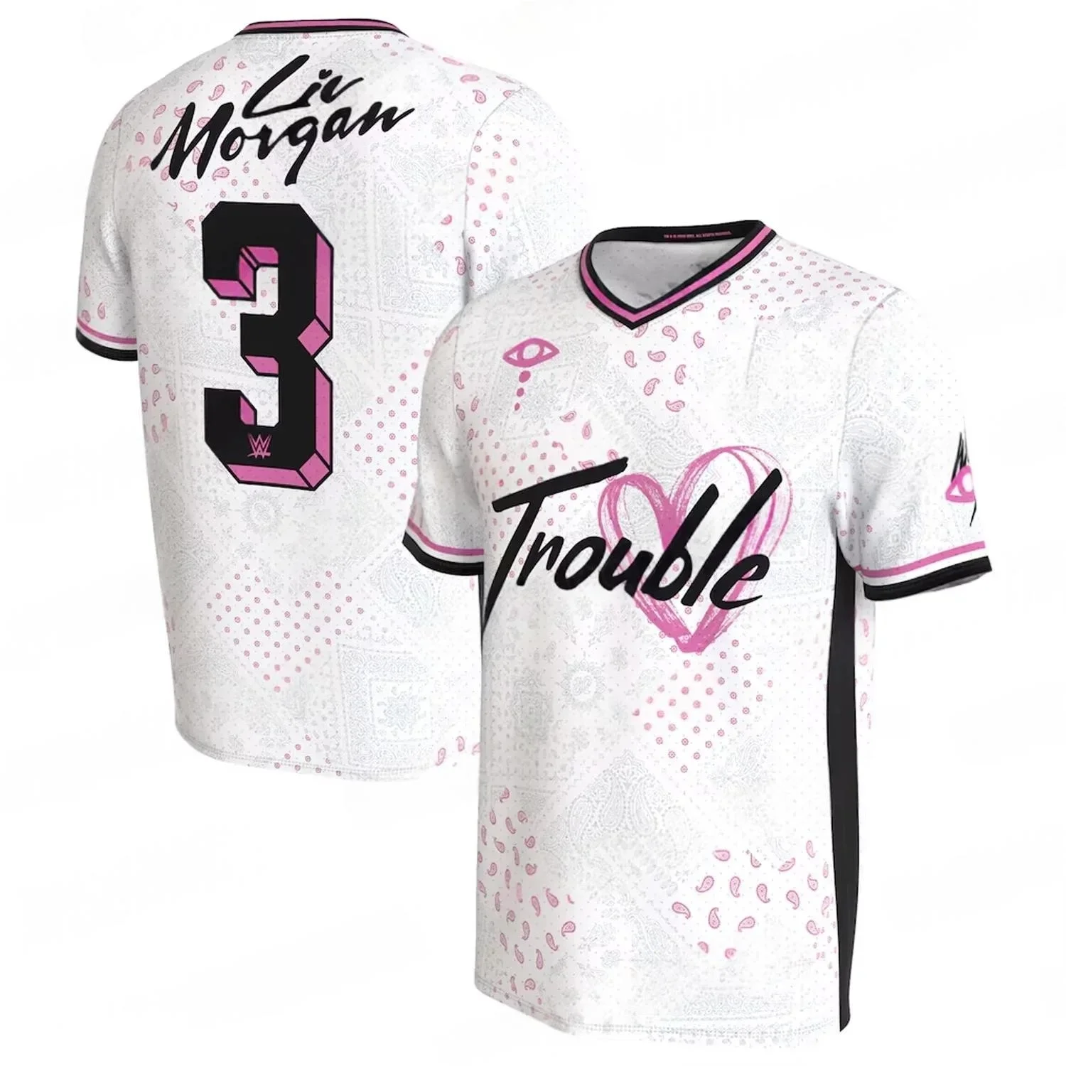 Unisex Liv Morgan Fußballtrikot 3D-Druck Outdoor-Sport Schnelltrocknend Herren Langarm-Ringer-Trainingsshirt 2026 – Detail 4