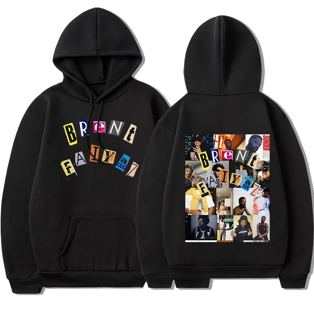 

Brent Faiyaz Hoodie Grunge Anime Graphic Print Sweatshirt Oversized Clothing Hip Hop Streetwear Fleece Keep Warm Hoodies Unisex