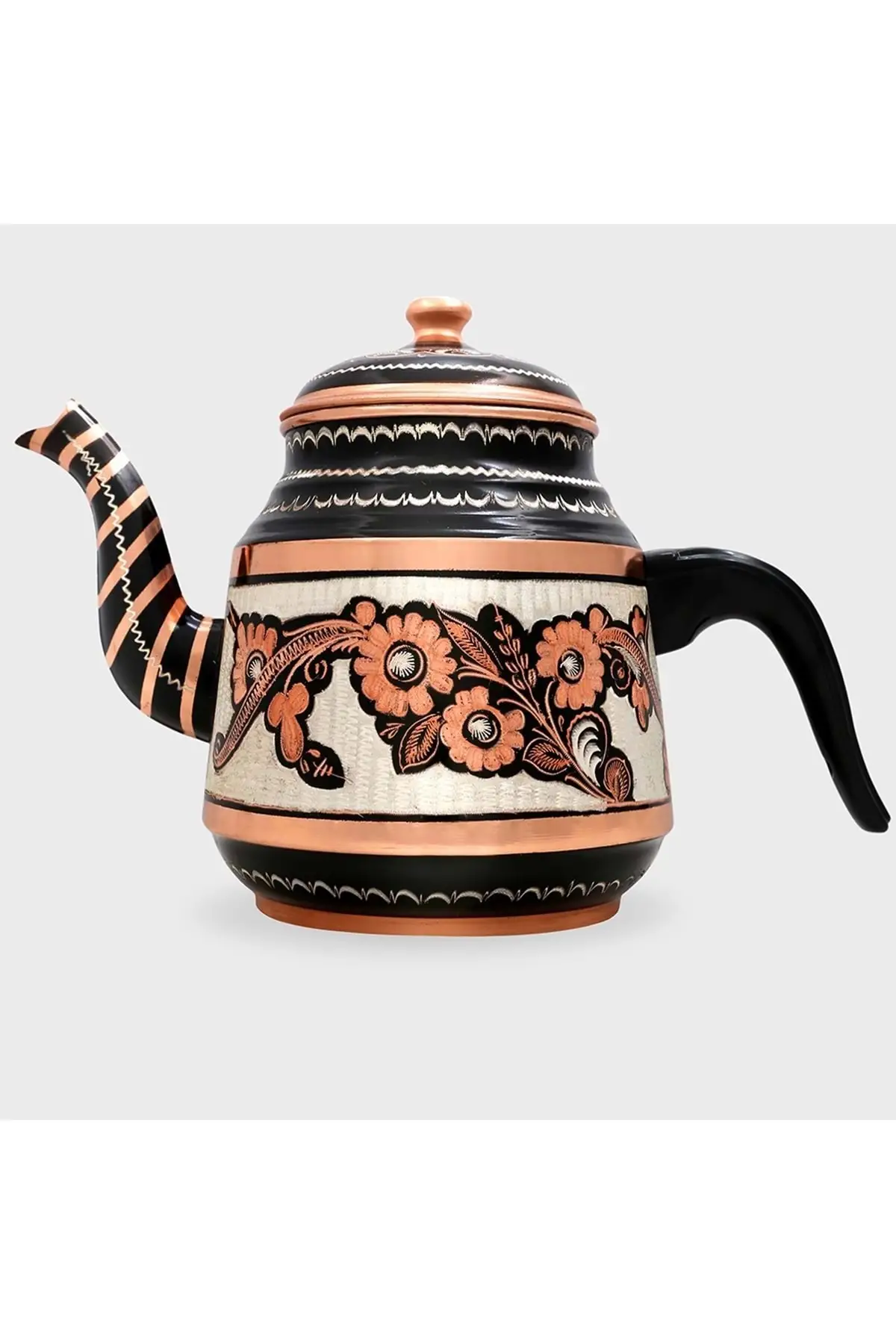 Coffee cooker Copper Teapot Black